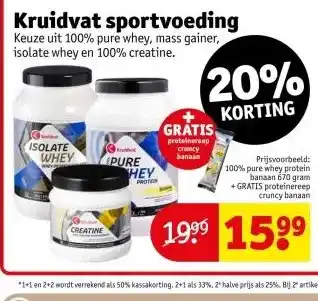 Kruidvat Kruidvat sportvoeding aanbieding