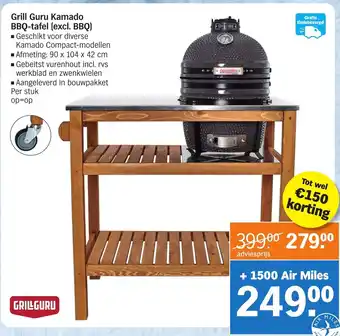 Albert Heijn Grill guru kamado BBQ-tafel (excl.BBQ) aanbieding