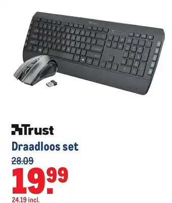 Makro Trust Draadloze deskset aanbieding