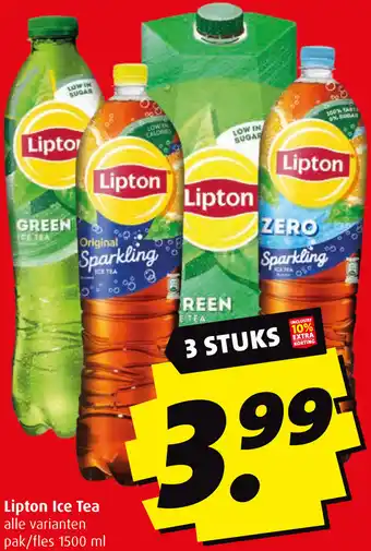 Boni Lipton Ice Tea 1500ml aanbieding