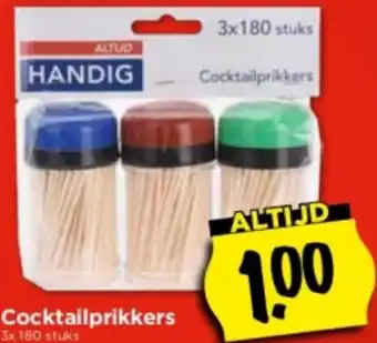 Vomar Voordeelmarkt Cocktailprikkers aanbieding