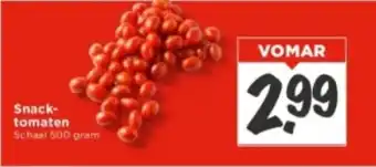 Vomar Voordeelmarkt Snacktomaten 500g aanbieding