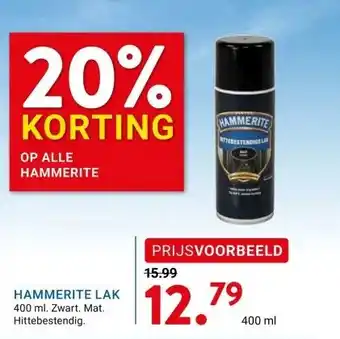 Kluswijs HAMMERITE LAK aanbieding