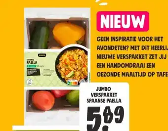 Jumbo JUMBO VERSPAKKET SPAANSE PAELLA aanbieding