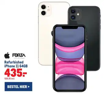 Makro Forza Refurbished iPhone 11 64GB aanbieding