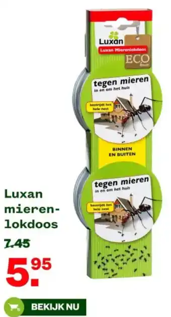 Welkoop Luxan mierenlokdoos aanbieding