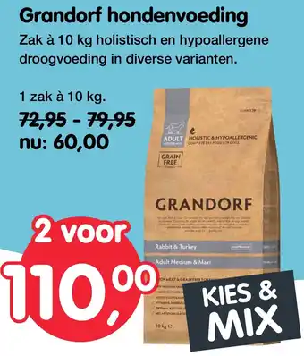 Jumper Grandorf hondenvoeding 10kg aanbieding