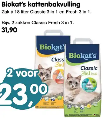 Jumper Biokat's kattenbakvulling aanbieding
