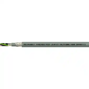 Conrad Helukabel 15949-500 Geleiderkettingkabel JZ-HF-CY 7 G 0.75 mm² Grijs 500 m aanbieding