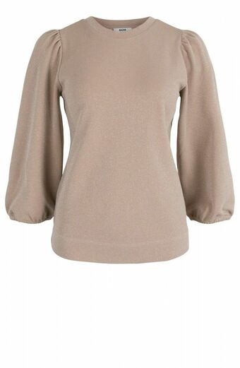 Anna van Toor Anna Sweater Met Pofmouwen Grijs aanbieding