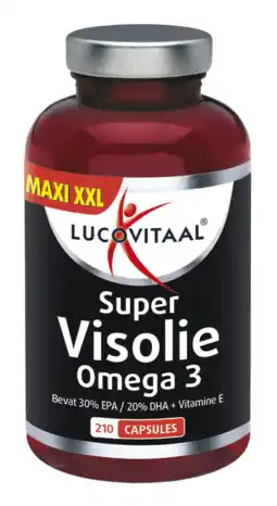 De Online Drogist Lucovitaal Super Visolie Omega 3 Capsules aanbieding