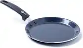 Bol.com GreenPan Essentials pannenkoekenpan 24cm - zwart - inductie - PFAS-vrij - Gratis Ecover pakket bij aankoop van €100 GreenPan* aanbieding