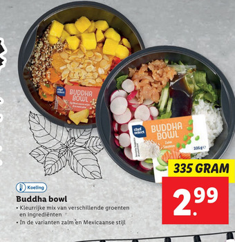 Lidl Buddha bowl aanbieding