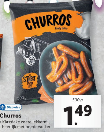 Lidl Churros aanbieding