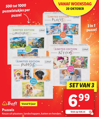 Lidl Puzzels aanbieding