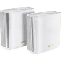 Amazon ASUS ZenWiFi AX (XT8) Tri-band Mesh System (wit 2 Pack), WiFi 6, Dekking tot 410 m2 of 6 of meer kamers, AiMesh, eenvoudige c aanbieding