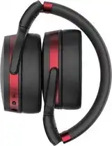 Bol.com Sennheiser HD 458BT - Draadloze koptelefoon met Noise Cancelling - Zwart/Rood aanbieding