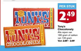 Hoogvliet Tony's Chocolonely aanbieding