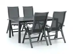 Kees Smit Bellagio Lugo/Fidenza 160cm dining tuinset 5-delig verstelbaar aanbieding