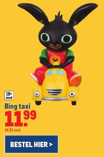 Makro Bing taxi aanbieding