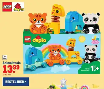 Makro Animal train aanbieding