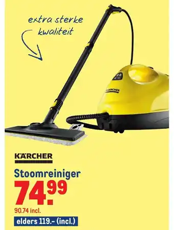 Makro Karcher Stoomreiniger aanbieding