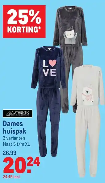 Makro Authentic Dames huispak s-xl aanbieding