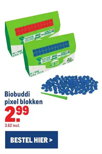 Makro Biobuddi pixel blokken aanbieding