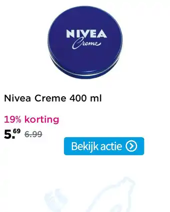 Plein.nl Nivea Creme 400 ml aanbieding