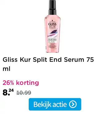 Plein.nl Gliss Kur Split End Serum 75 ml aanbieding