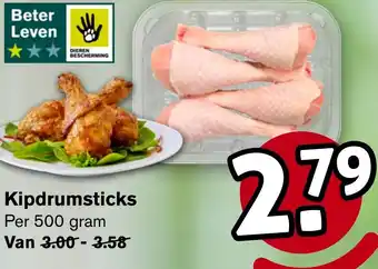 Hoogvliet Kipdrumsticks 500g aanbieding