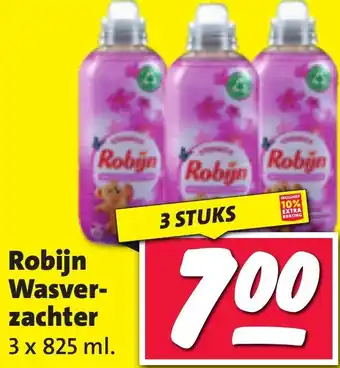 Nettorama Robijn Wasverzachter 3 x 825ml aanbieding