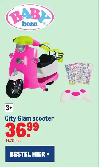 Makro City glam scooter aanbieding