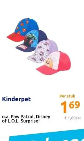 Action Kinderpet aanbieding