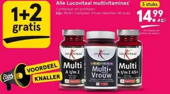 Etos Alle Lucovitaal multivitamines aanbieding