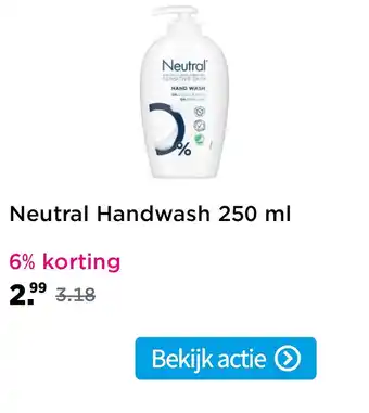 Plein.nl Neutral Handwash 250 ml aanbieding