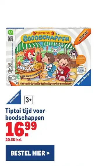 Makro Tiptoi tijd voor boodschappen aanbieding