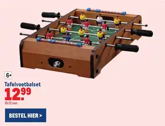 Makro Tafelvoetbalset aanbieding