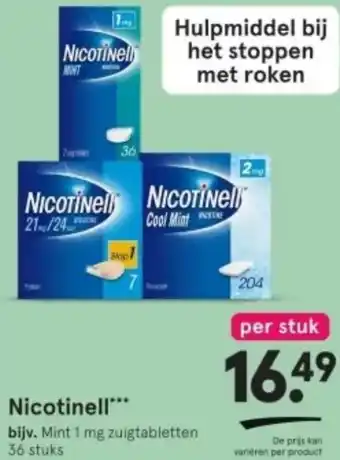 Etos Nicotinell aanbieding