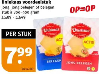 Poiesz Uniekaas voordeelstuk aanbieding