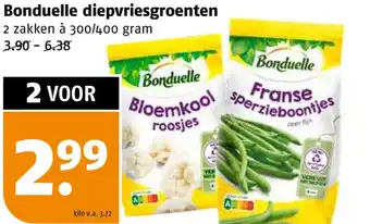 Poiesz Bonduelle diepvriesgroenten aanbieding