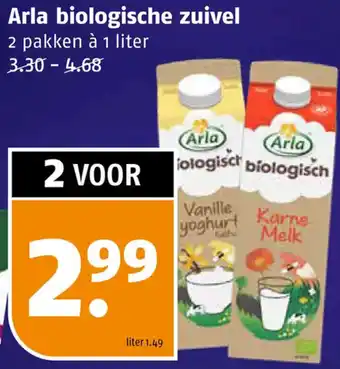 Poiesz Arla biologische zuivel aanbieding
