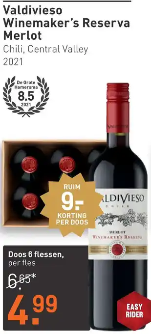 Gall & Gall Valdivieso Winemaker's Reserva Merlot aanbieding