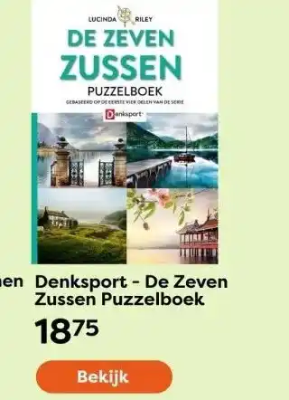 The Read Shop Denksport - De Zeven Zussen Puzzelboek aanbieding