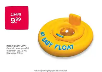 Prenatal INTEX BABYFLOAT aanbieding