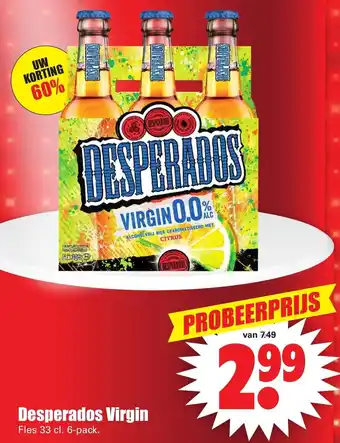 Dirk Desperados Virgin 6*330ml aanbieding