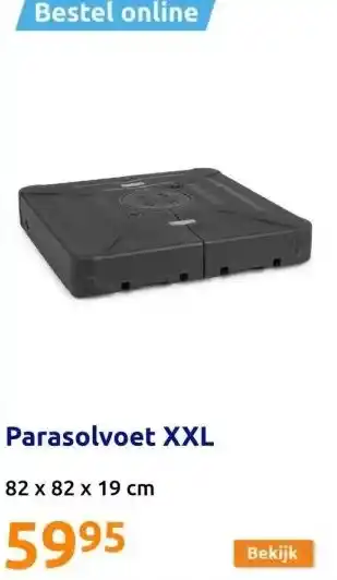 Action Parasolvoet XXL aanbieding