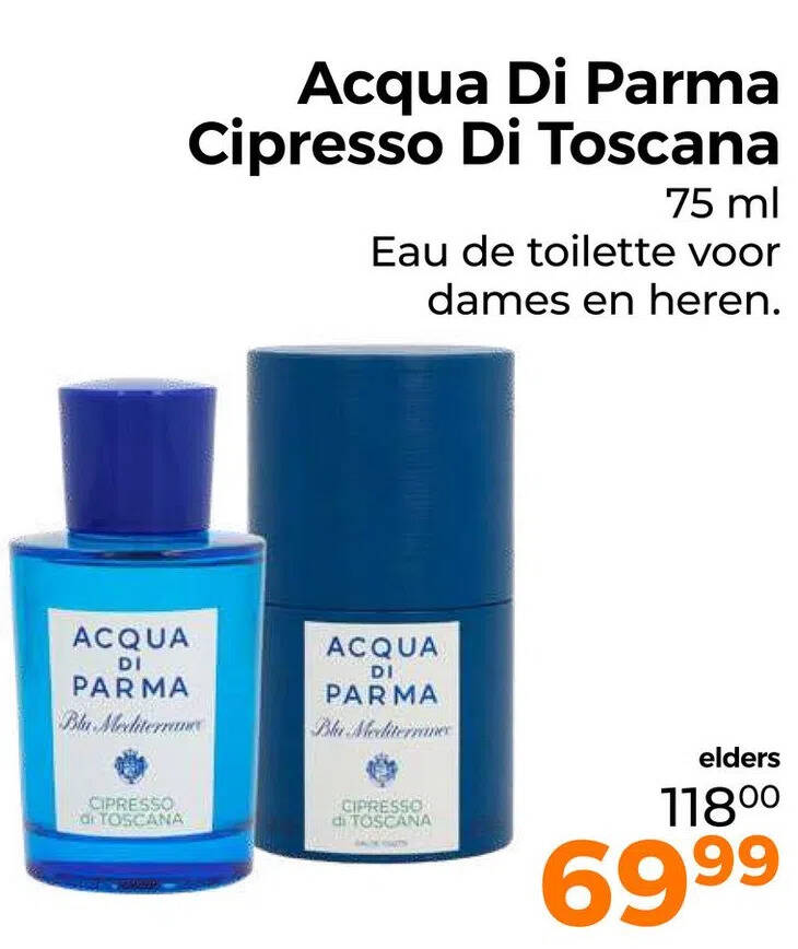 Acqua Di Parma Cipresso Di Toscana 75 ml Eau de toilette voor aanbieding bij Trekpleister