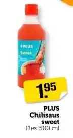 Coop PLUS Chilisaus sweet aanbieding