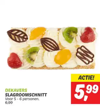 Dekamarkt SLAGROOMSCHNITT aanbieding